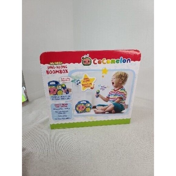 NEW Cocomelon JJ My First Sing Along Boombox with Built-in Microphone - Picture 6 of 7